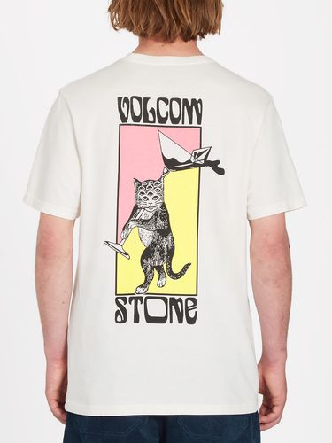 Men's Volcom Feline T-shirt - CREAM - Volcom - Modalova