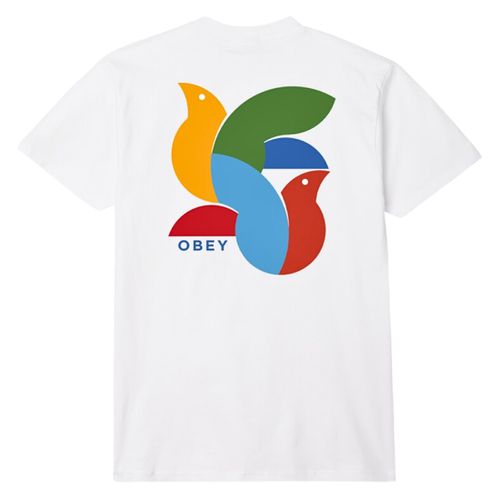 Obey Bird T-Shirt - White - Obey - Modalova