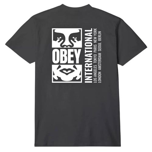 Obey Icon Split T-Shirt - Black - Obey - Modalova