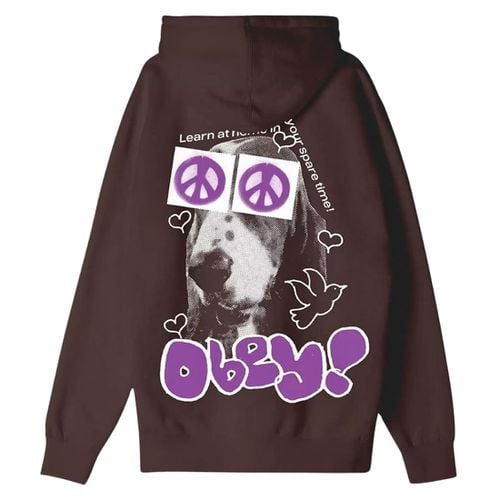 Obey Peace Eyes Hood - Java Brown - Obey - Modalova