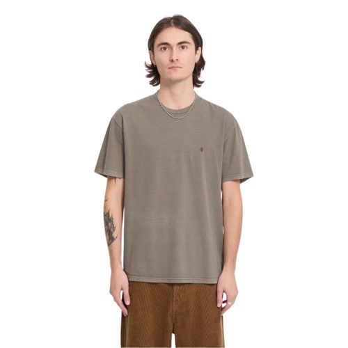 Solid Stone Embroidered T-Shirt - Volcom - Modalova