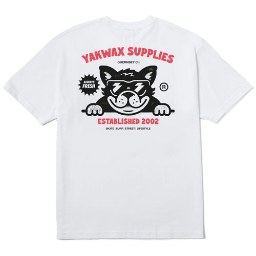 Yakwax Bulldog T-Shirt - White - Yakwax - Modalova