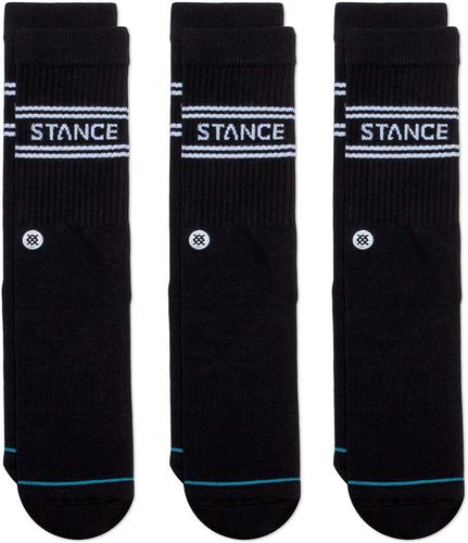 Basic 3 Pack Crew Socks - Black - Stance - Modalova