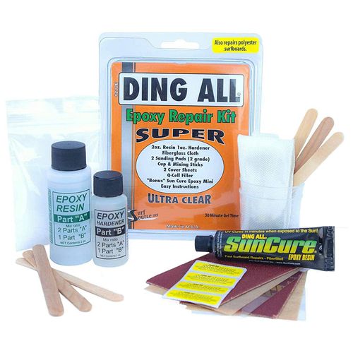 Super Ultra Clear Epoxy Surfboard Repair Kit - 2oz - Ding All - Modalova