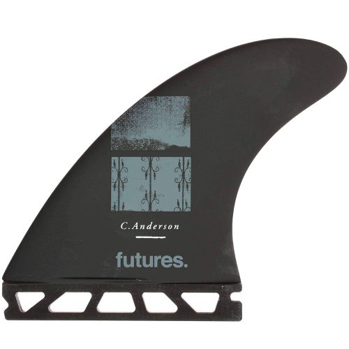 Ando Blackstix Surfboard Fins Large - Futures - Modalova