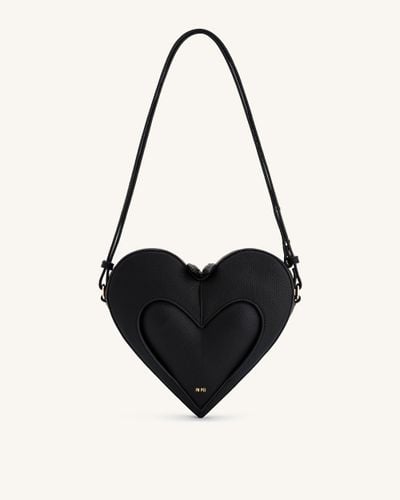 Francisca Heart Shaped Crossbody Bag - Black - JW PEI - Modalova