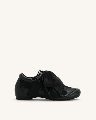 Rosie Bow Tie Low Top Sneakers - Black - JW PEI - Modalova
