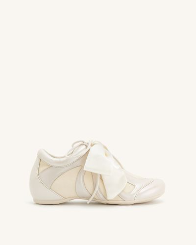 Rosie Bow Tie Low Top Sneakers - White - JW PEI - Modalova