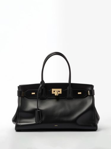 Gianna Large Leather Tote Bag - Black - JW PEI - Modalova