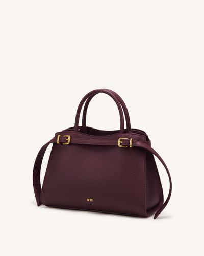 Ella Structured Tote - Deep Red - JW PEI - Modalova