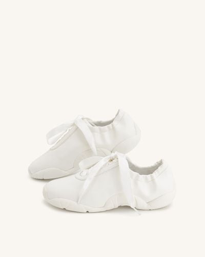 Flavia Ballerina Sneakers - White - JW PEI - Modalova