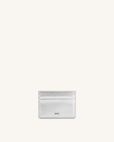 Metallic Card Holder - Silver - JW PEI - Modalova