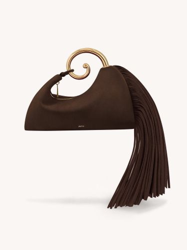 Nell Fringe Hardware Top Handle Bag - Deep Brown - JW PEI - Modalova