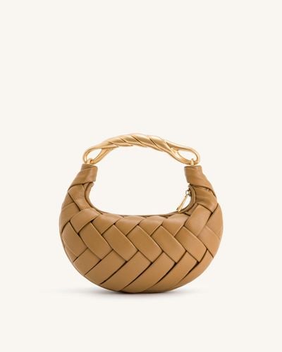 Orla Weave Handbag - Brown - JW PEI - Modalova