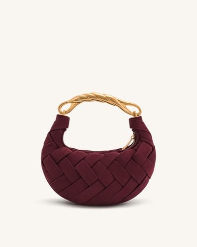 Orla Weave Handbag - Claret - JW PEI - Modalova