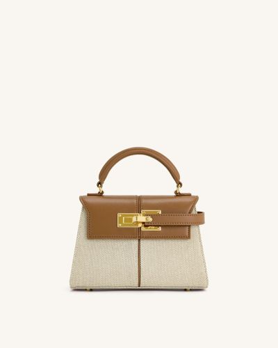 Elise Top Handle Bag - Brown - JW PEI - Modalova