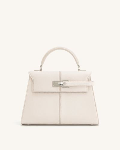 Elise Large Top Handle Bag - White - JW PEI - Modalova