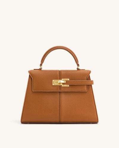 Elise Large Top Handle Bag - Brown - JW PEI - Modalova