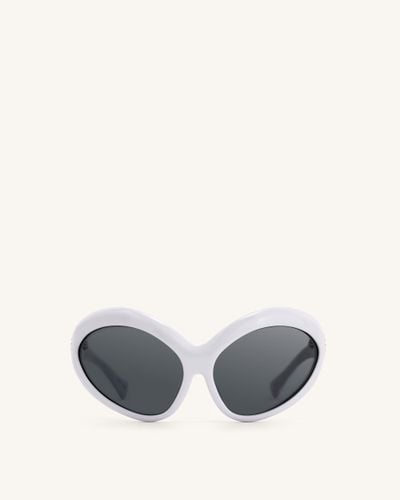 Quorra Cateye Sunglasses - White - JW PEI - Modalova