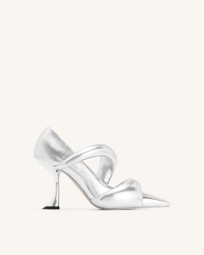 Sara Metallic Pumps - Silver - JW PEI - Modalova