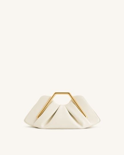 Lila Metal Frame Clutch - Ivory - JW PEI - Modalova