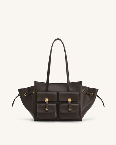 Linda Tote Bag - Dark Brown - JW PEI - Modalova