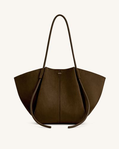 Nala Wide Tote Bag - Mocha Brown - JW PEI - Modalova