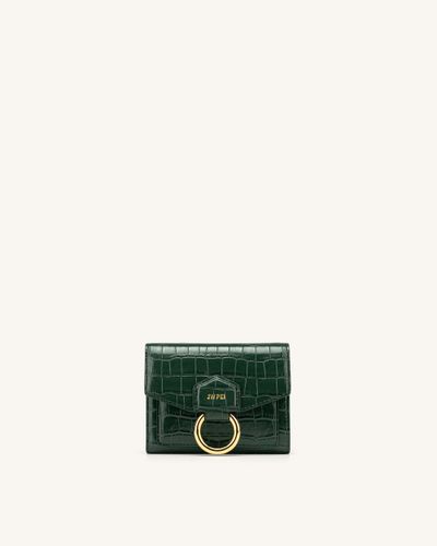 Stella Wallet - Dark Green Croc - JW PEI - Modalova