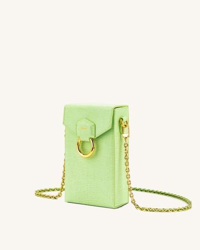 Lola Gradient Chain Phone Case - Lime Green Lizard - JW PEI - Modalova