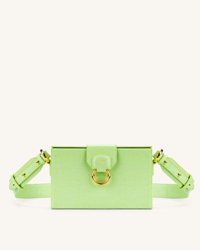 Grace Box Bag - Lime Green Lizard - JW PEI - Modalova