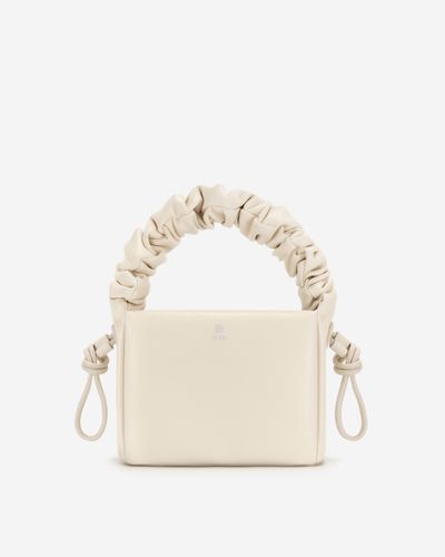 Rylee Pleated Drawstring Top Handle Bag - Off White - JW PEI - Modalova