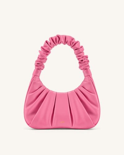 Gabbi Ruched Hobo Handbag - Pink - JW PEI - Modalova