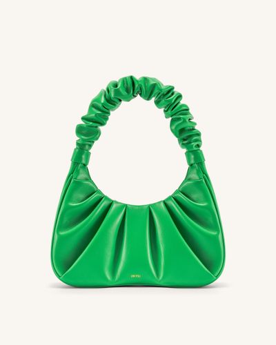 Gabbi Ruched Hobo Handbag - Grass Green - JW PEI - Modalova