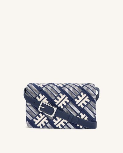 FEI Maze Jacquard Knit Cossbody Bag - Navy - JW PEI - Modalova