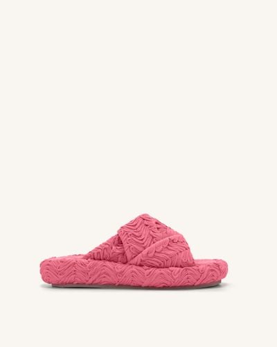 Lilah Woven Platform Sandal - Rose Red - JW PEI - Modalova