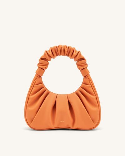 Gabbi Ruched Hobo Handbag - Orange - JW PEI - Modalova