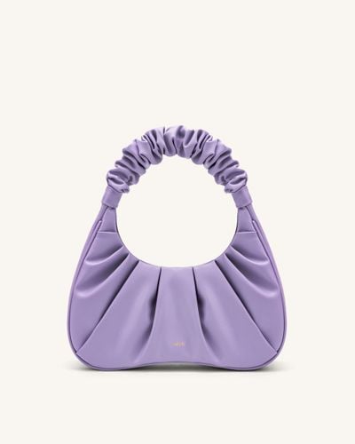 Gabbi Ruched Hobo Handbag - Purple - JW PEI - Modalova