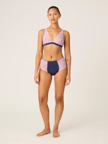 Manon Hi Waist Brief Moderate-Heavy Riviera Blue - Modibodi - Modalova