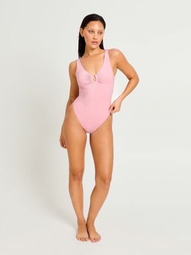 Swimwear Shimmer V Neck One Piece Light-Moderate Peony Pink - Modibodi - Modalova