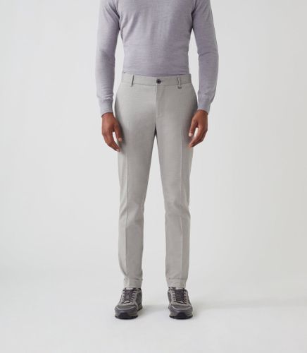 Pantalon chino aspect laine -clair ''Miel'' - IZAC - Modalova