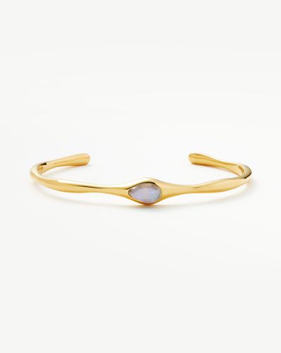 Magma Gemstone Cuff Bracelet | 18ct Recycled Gold Vermeil on Recycled Sterling Silver - Missoma - Modalova