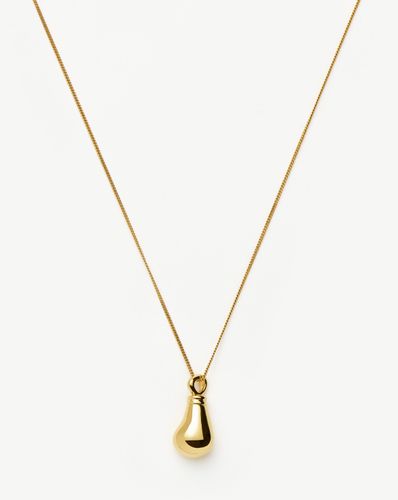 Message in a Bottle Droplet Pendant Necklace | 18ct Gold Plated - Missoma - Modalova