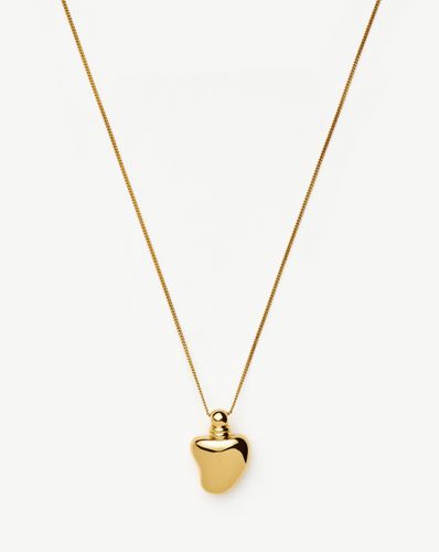 Message in a Bottle Heart Pendant Necklace | 18ct Gold Plated - Missoma - Modalova