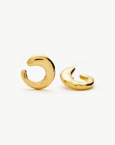 Molten Large Open Stud Earrings | 18ct Gold Plated - Missoma - Modalova