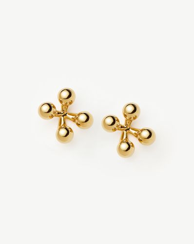 Atom Oversized Stud Earrings | 18ct Gold Plated - Missoma - Modalova