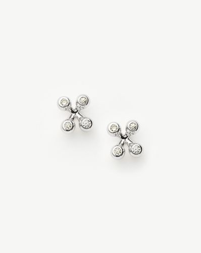 Atom Stud Earrings | Sterling Silver - Missoma - Modalova