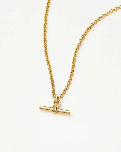 Chunky T-Bar Chain Necklace | 18ct Gold Plated - Missoma - Modalova