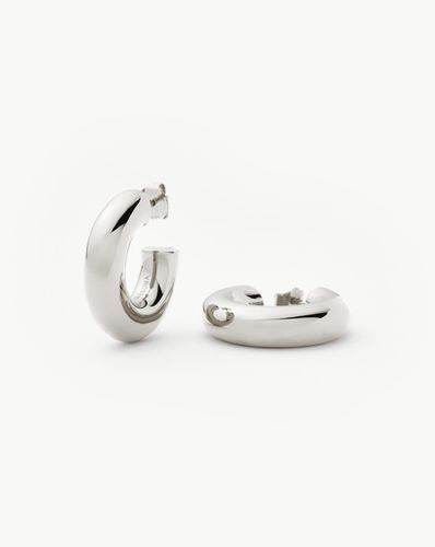 Chubby Medium Hoop Earrings | Sterling Silver - Missoma - Modalova