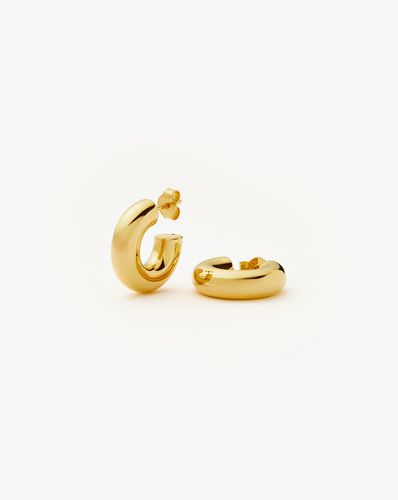 Chubby Small Hoop Earrings | 18ct Gold Vermeil - Missoma - Modalova