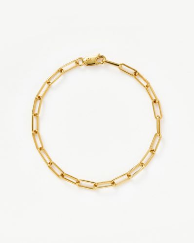 Classic Mini Paperclip Chain Bracelet | 18ct Gold Plated - Missoma - Modalova